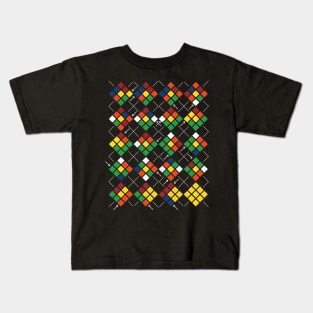 Rubiks Clues Argyle Kids T-Shirt